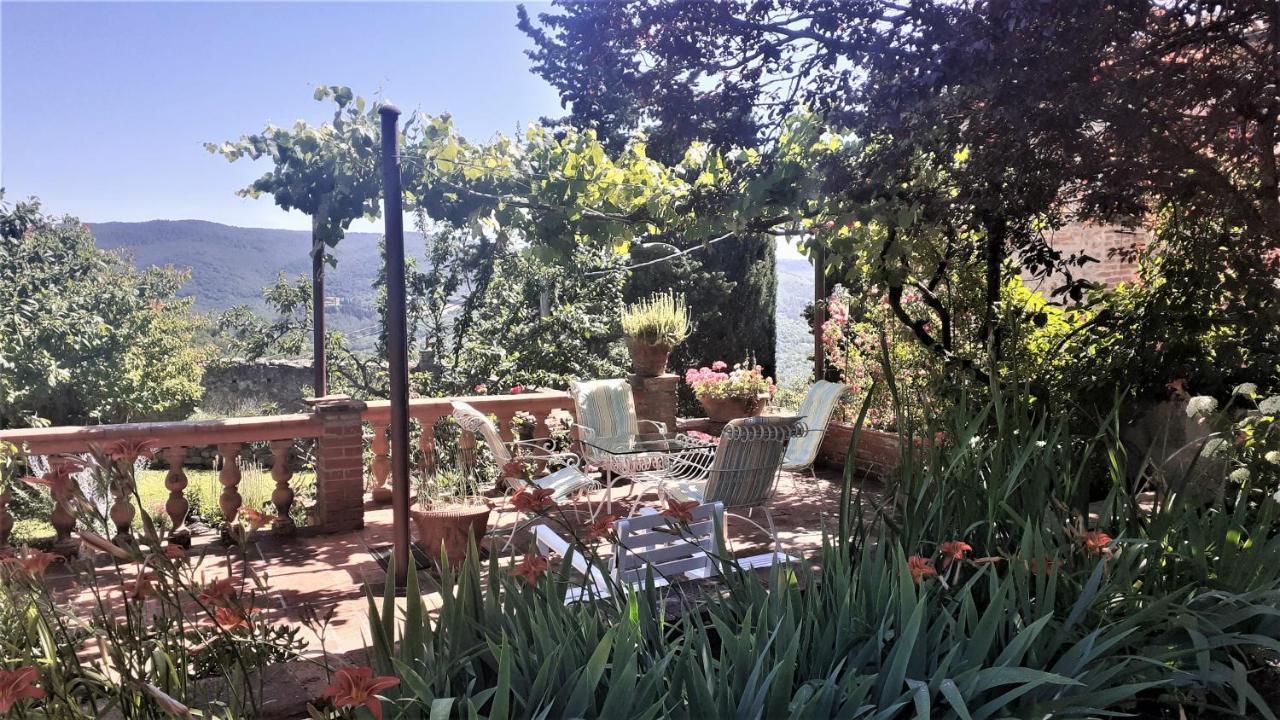 Casa di Leo with pool Villa Radicondoli Bagian luar foto