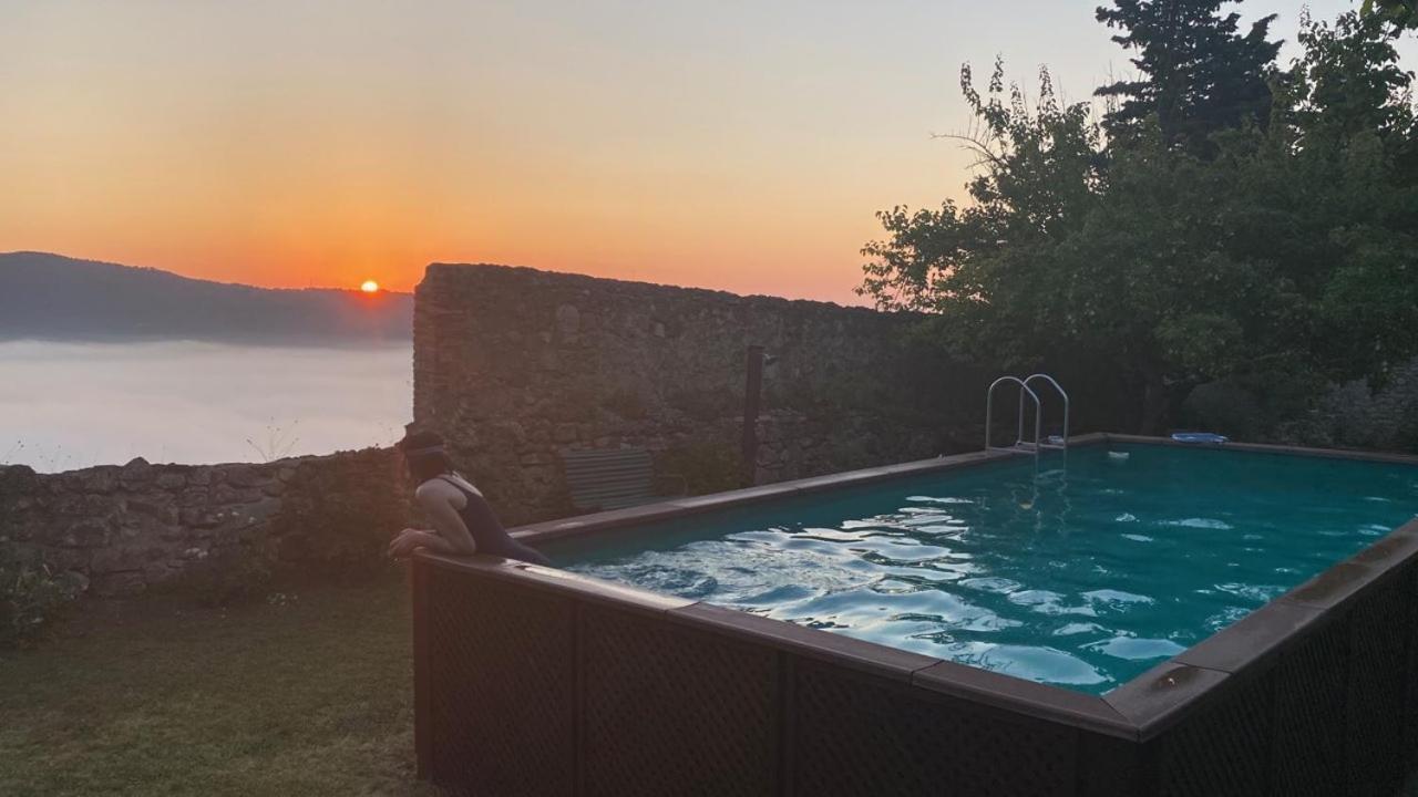 Casa di Leo with pool Villa Radicondoli Bagian luar foto