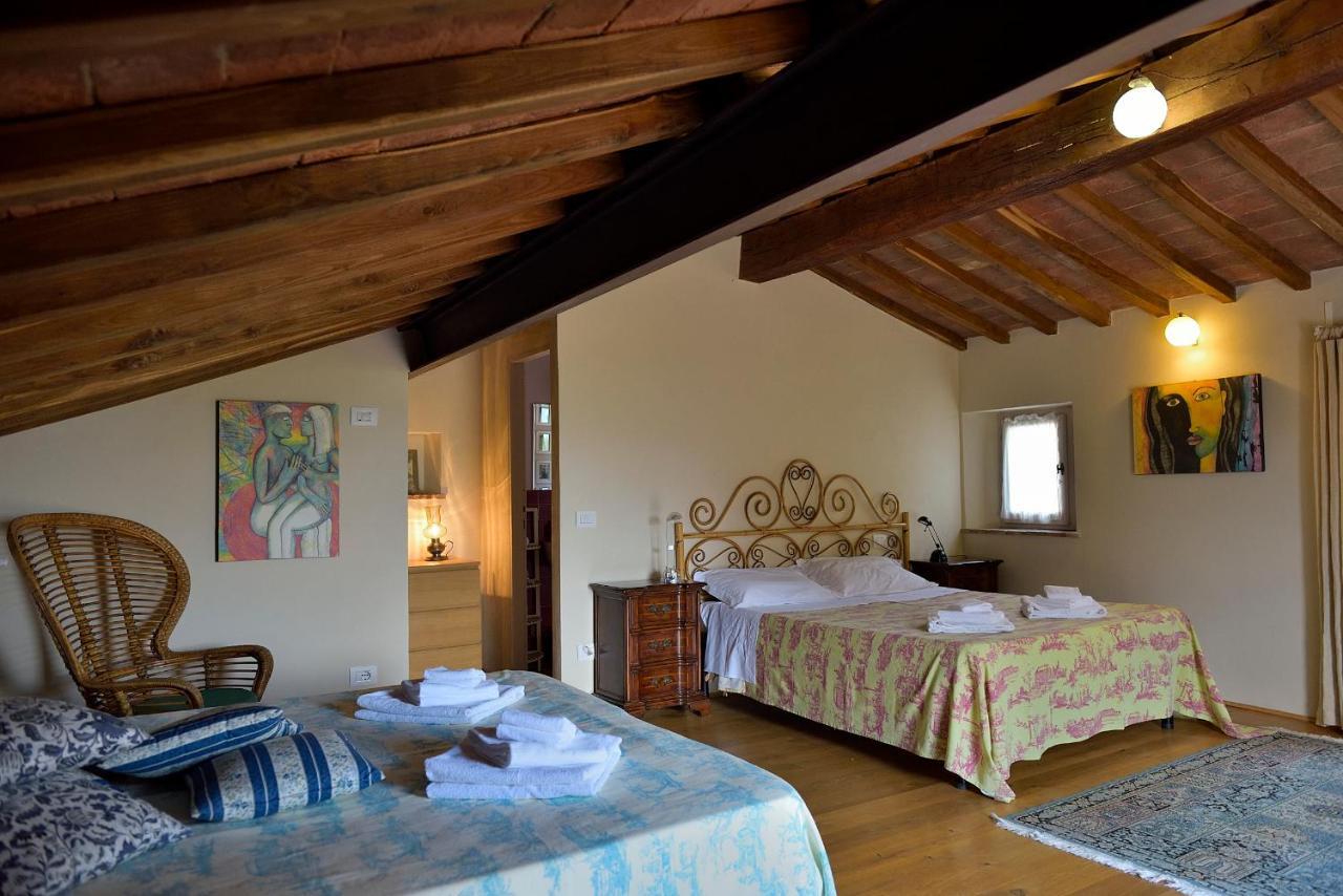 Casa di Leo with pool Villa Radicondoli Bagian luar foto
